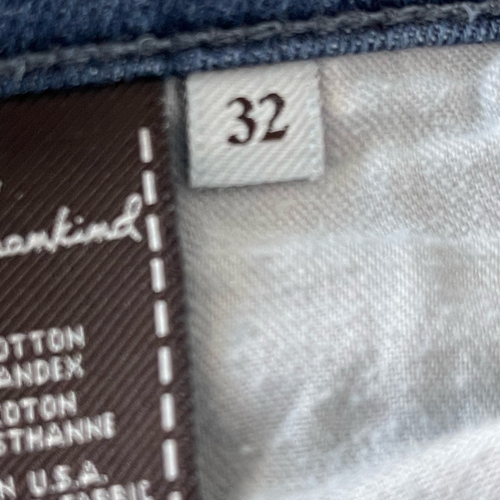 7 For All Mankind Men's l  Carsen  Blue Straight Jeans Size 32 l Poshmark - Picture 6 of 9
